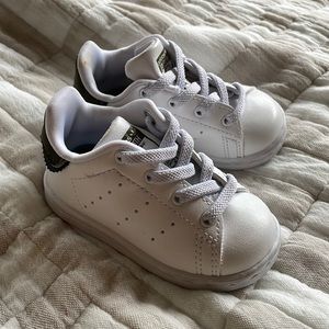 Adidas Stan Smith Toddler Shoes in Army Green